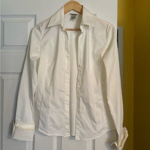 Gant Women's White Button-Down Dress Shirt Size US 8